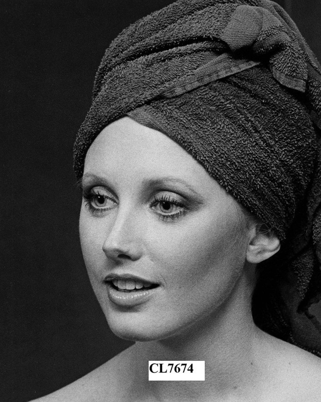 Morgan Fairchild During Hair Styling by Peter John Photo