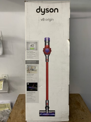 Dyson SV25 V8 Origin Kabelloser Stielstaubsauger - Rot/Lila/Grau (E10043705)