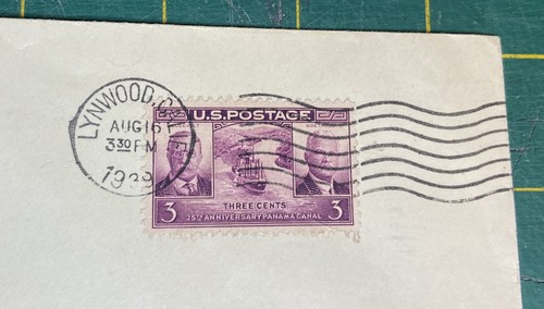 Unusual August 1939 LYNWOOD, California City-of-Homes Postal Cachet Envelope - Picture 5 of 5