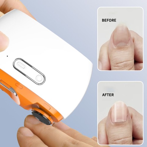 Electric Nail Cutter with 2 Speed and LED Light Quiet Operation For Travel Home - Picture 5 of 8