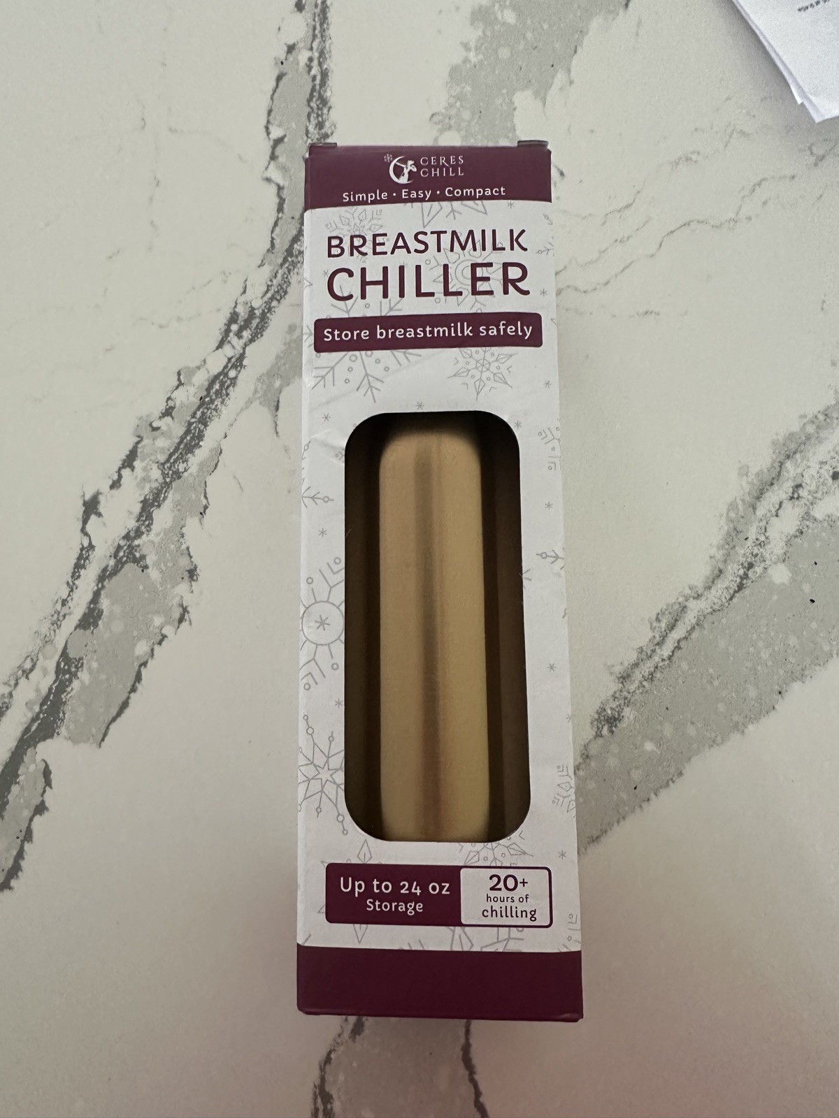 Ceres Chill Breastmilk Chiller Bottle Reusable Stainless Steel