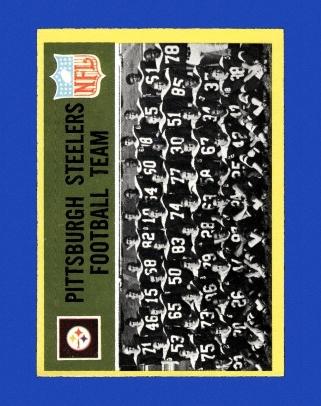 1967 Philadelphia Set-Break #145 Pittsburgh Steelers EX-EXMINT *GMCARDS*