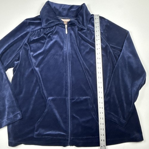 White Stag Damengröße 3X-Large Trainingsjacke mit durchgehendem Reißverschluss gebraucht, in einwandfreiem Zustand Blue Sapphire - Bild 4 von 8