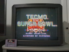 * Tecmo Super Bowl (Super Nintendo SNES, 1993) Cartridge Only