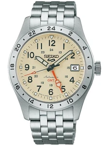 Seiko 5 Sports Field GMT HDB002J Sand Beige Automatic Mens Watch Japan Authentic