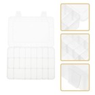 Plastic Box Sewing Arts Tools Storage Box Detachable -compartment Gadget Box