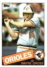 Wayne Gross 1985 Topps Baseball - #416 - Baltimore Orioles