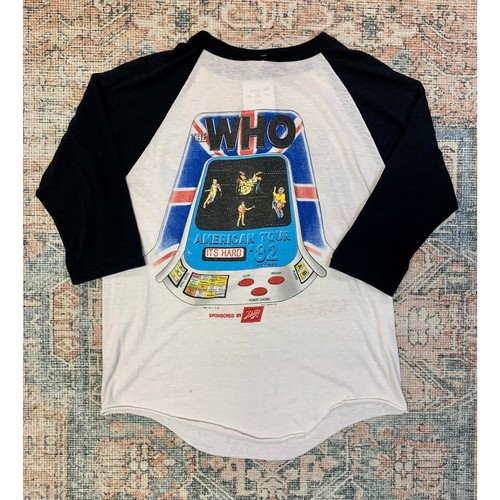Vintage 1982 The Who Concert Tour Raglan Style T-Shirt - Gr. XL 70s 80s 90s Band - Bild 2 von 8