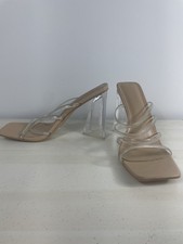 Cape Robbin Kim Womens Clear Nude Color Open ...
