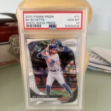 2020 Panini Prizm Bo Bichette #71 Rookie (RC) PSA 10 GEM MINT - Baseball 