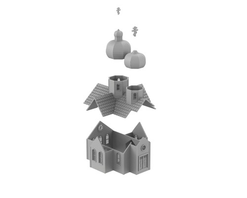 Orthodox Church Eastern Front - WWIIRu 3D PRINTED Wargame Terrain Bolt Action - Imagen 3 de 5