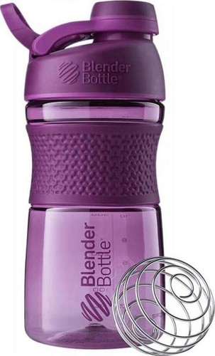 BlenderBottle SportMixer Shaker Flasche perfekt für Proteinshakes und Pre Plum - Bild 7 von 12