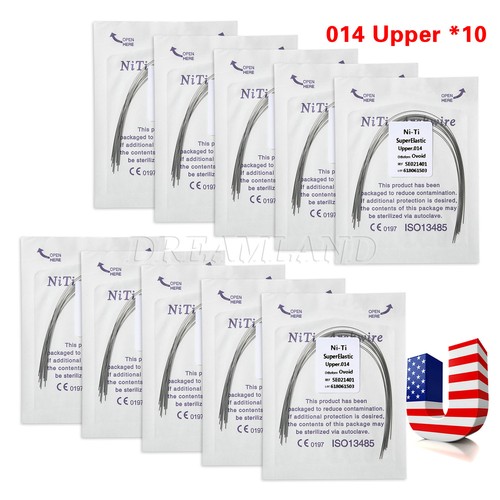 Dental Super Elastic Niti Round Arch Wires Arch Wire for Bracket Braces USA - Picture 20 of 40