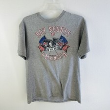 Boy Scouts Gray On My Honor Tee Youth M