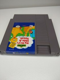 Sesame Street Big Bird's Hide & Speak Authentic Game Cart for the Nintendo NES