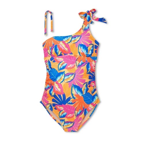 Isabel Maternity Ingrid & Isabel One Piece Swimsuit One Shoulder XL
