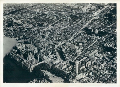 1939 Pressefoto Luftaufnahme Den Haag 1930er Niederlande - Bild 1 von 2
