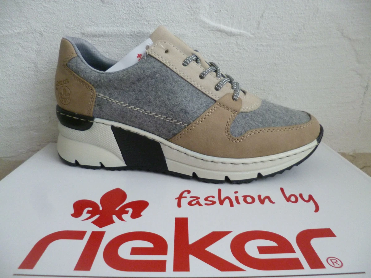 Rieker Lace Up Sneakers Shoes Beige | eBay