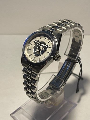 Las Vegas Raiders NFL Stainless-Steel Ladies Watch by Game Time NEW - Picture 2 of 7