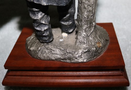 RARE CHILMARK GENERAL ULYSSES S. GRANT F.J. BARNUM CIVIL WAR SCULPTURE - Picture 8 of 11