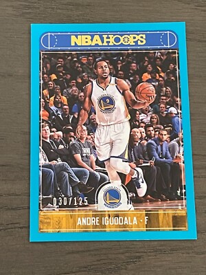 2017-18 Panini Hoops Teal Andre Iguodala #240 Golden State Warriors /125