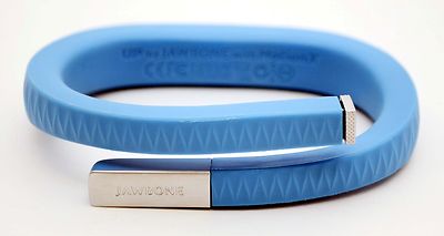 NEW Jawbone UP Wristband LARGE 2nd BLUE Fitness Diet Tracking Bracelet motionX