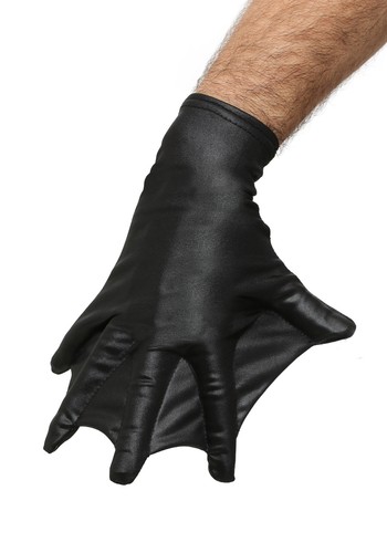Adult Black Webbed Gloves - 第 1/2 張圖片