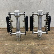 Vintage MKS Touring Pedals Sealed Bearing 9/16 in 3PC 1980s Old School BMX Tour