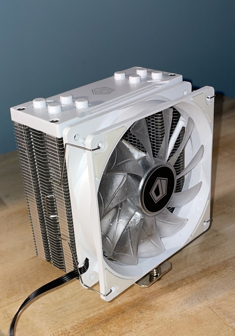 ID-COOLING SE-214-XT WHITE CPU Air Cooler 4 Heatpipes ARGB Light