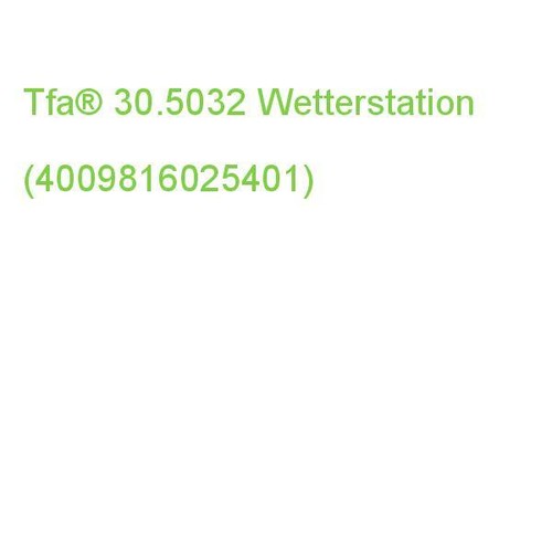 Tfa 30.5032 Wetterstation Schwarz (4009816025401) - Bild 2 von 2
