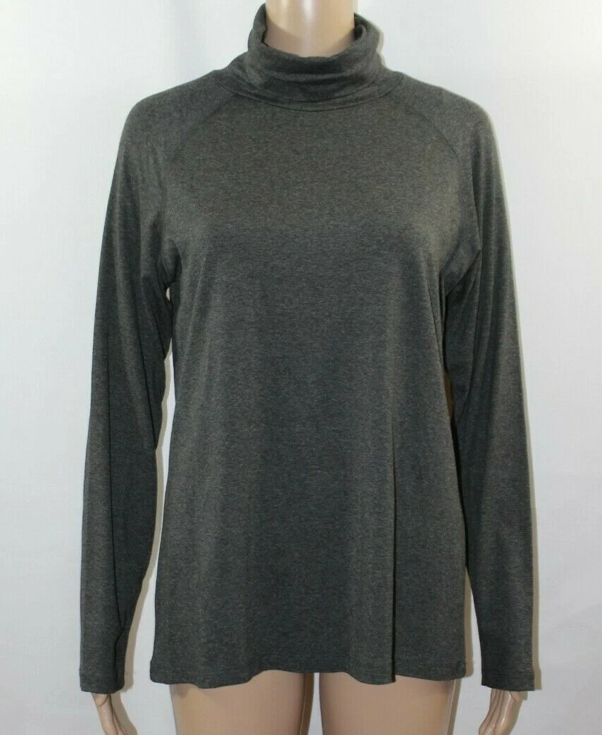 Gray turtleneck shop shirt