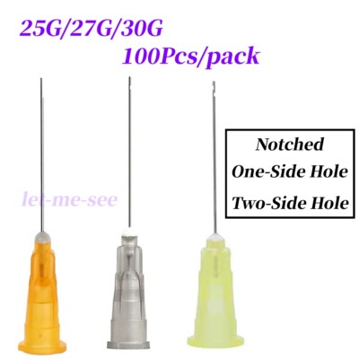 Dental Irrigation Needle Sterile Endodontic Irrigation Needle Tips Notched Tip