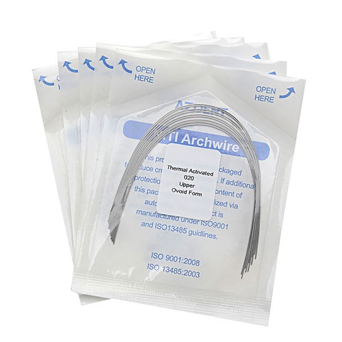 Cables de arco NITI activados térmicamente por calor dental AZDENT redondos - Imagen 14 de 26