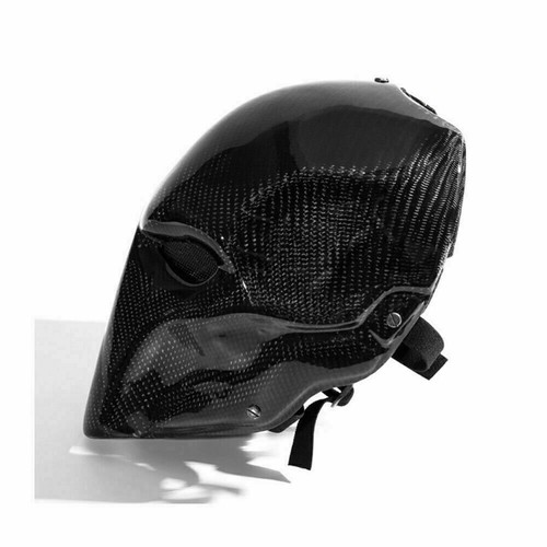 Deathstroke Terminator Helmet Cosplay Mask Props 100% Carbon Fiber Mask In Stock - Picture 8 of 10
