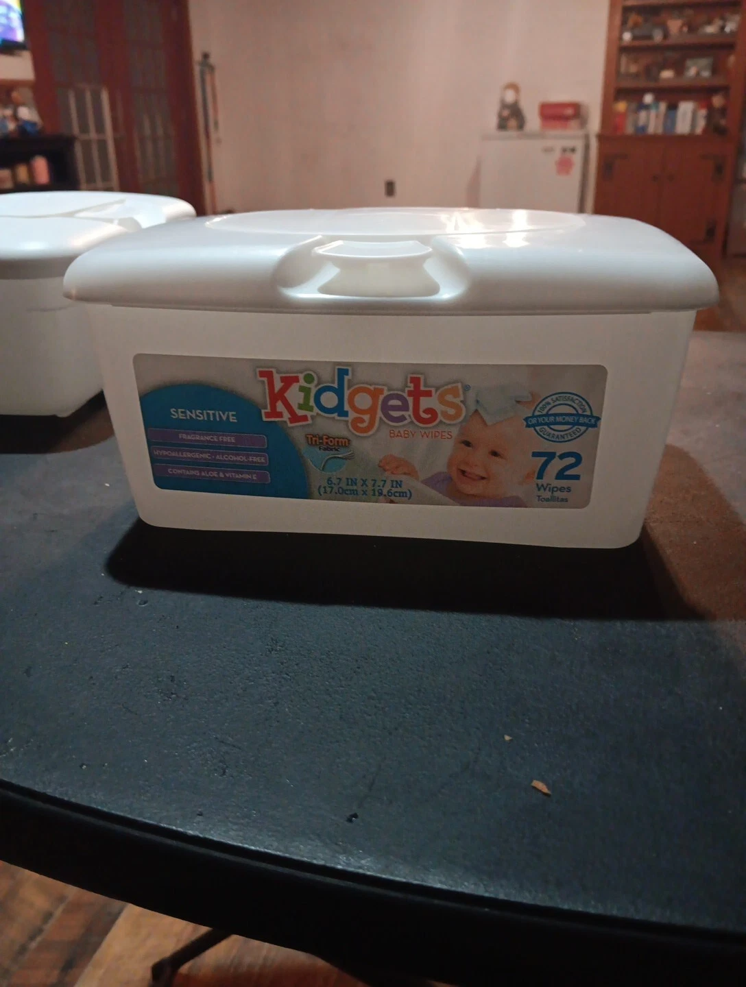 Kidgets Baby Wipes Pop Up Container Refillable Sensitive USED EMPTY BOX NO WIPES