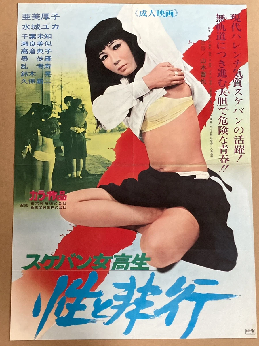 Sukeban Schoolgirl Sex and Misconduct • Japanese Movie Poster • Kill Bill  Rare! | eBay