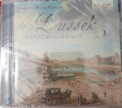 JAN LADISLAV DUSSEK -BRILLIANT CLASSICS PIANO SONATAS VOL.3 CELLOPHANATO