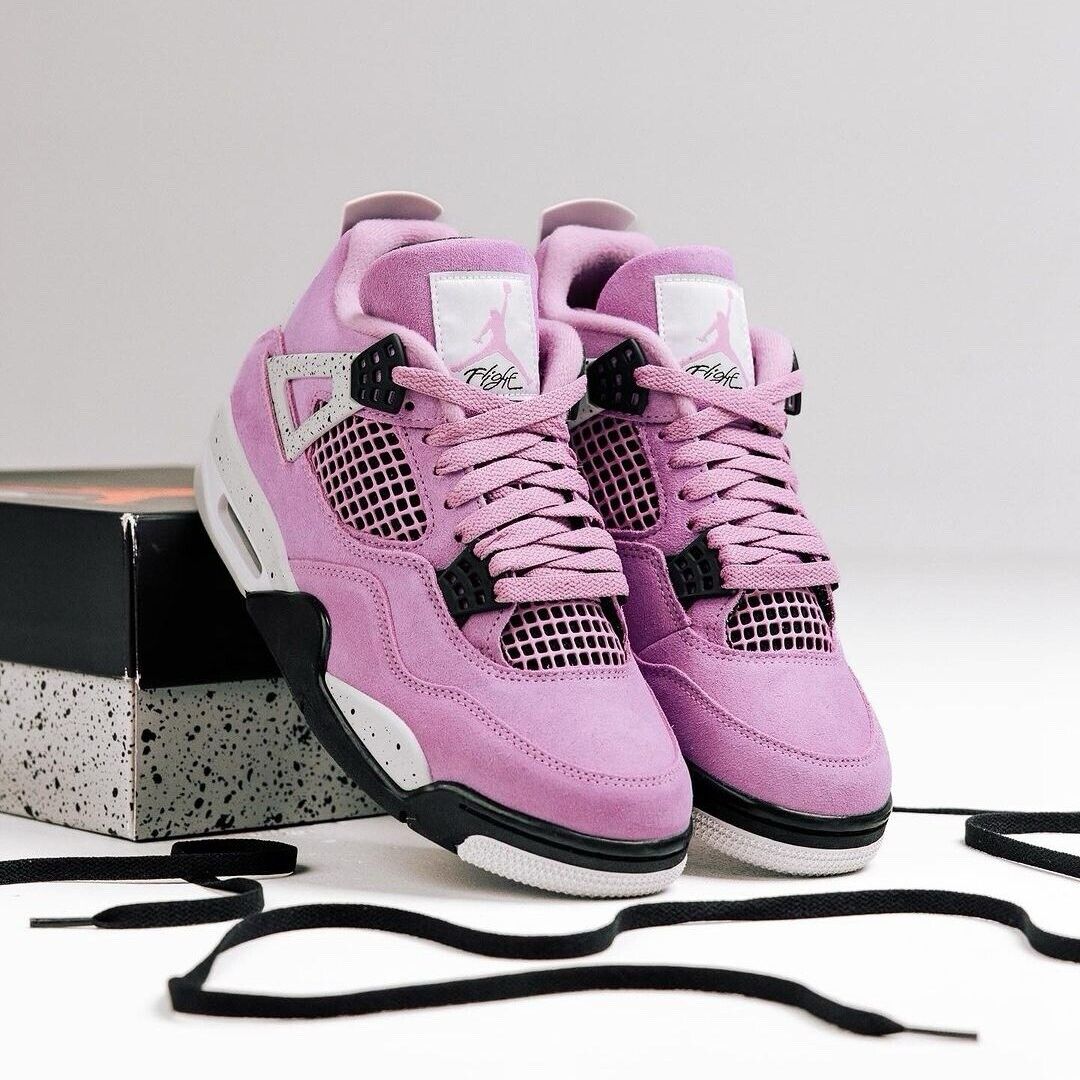 Nike Air Jordan 4 Retro Orchid AQ9129-501 Sizes 5-12 Women's