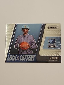 2019-20 Panini Prizm Ja Morant Luck of the Lottery RC #2 Memphis Grizzlies