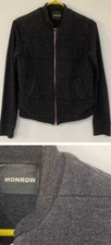 Monrow Charcoal Gray Jacket With Zipper Size M/l