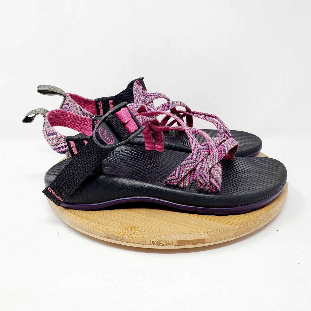 yucha⭐︎ Chaco Sandals Kids 3 ZX1 Ecotread Pink Purple Water Outdoor