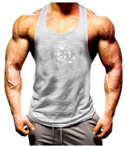 Fitnessstudio Gorilla Weste Fitnessstudio Kleidung Bodybuilding Training Training Boxen MMA Tank Top - Bild 5 von 10