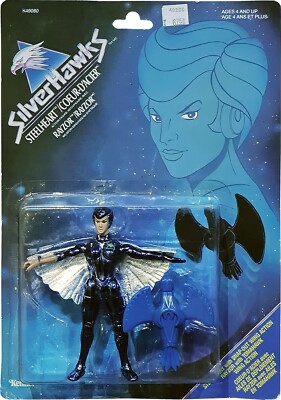 Silverhawks Steelheart Figur, Vintage 1986, Neu! Mint Auf Verpackt Karte! Afa It