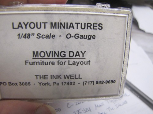 "Moving Day"" Layout miniature BY rana a inchiostro, scala O" - Foto 2 di 3