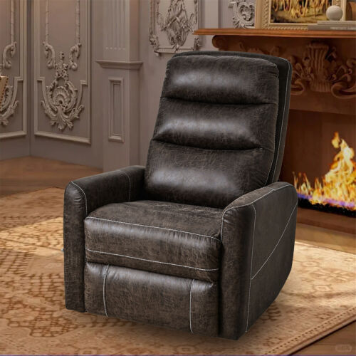 Swivel Recliner Chair Manual Reclining Chair Recliner Sofa Home Theater Seating