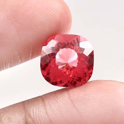 8.60 CT Natürlich Makellos Ceylon Padparadscha Saphir Kissen Schnitt Locker