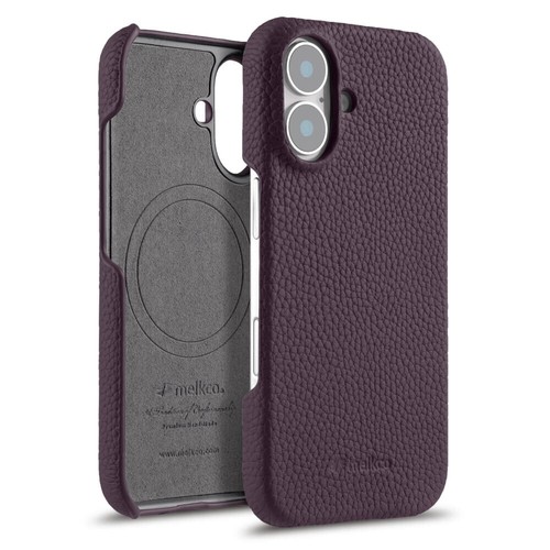 Funda protectora delgada de cuero genuino con patrón de lichi para iPhone 14 15 16 Pro Max - Imagen 6 de 31