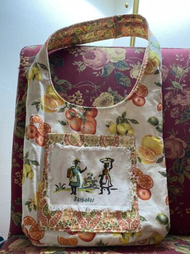 Handmade Bag Made From Vintage Fabrics Including … - image 1