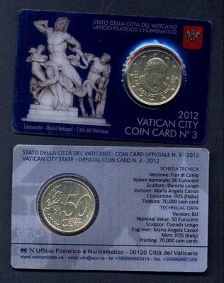 2011 50 cent VATICANO 50 Euro Cent 2011 FDC