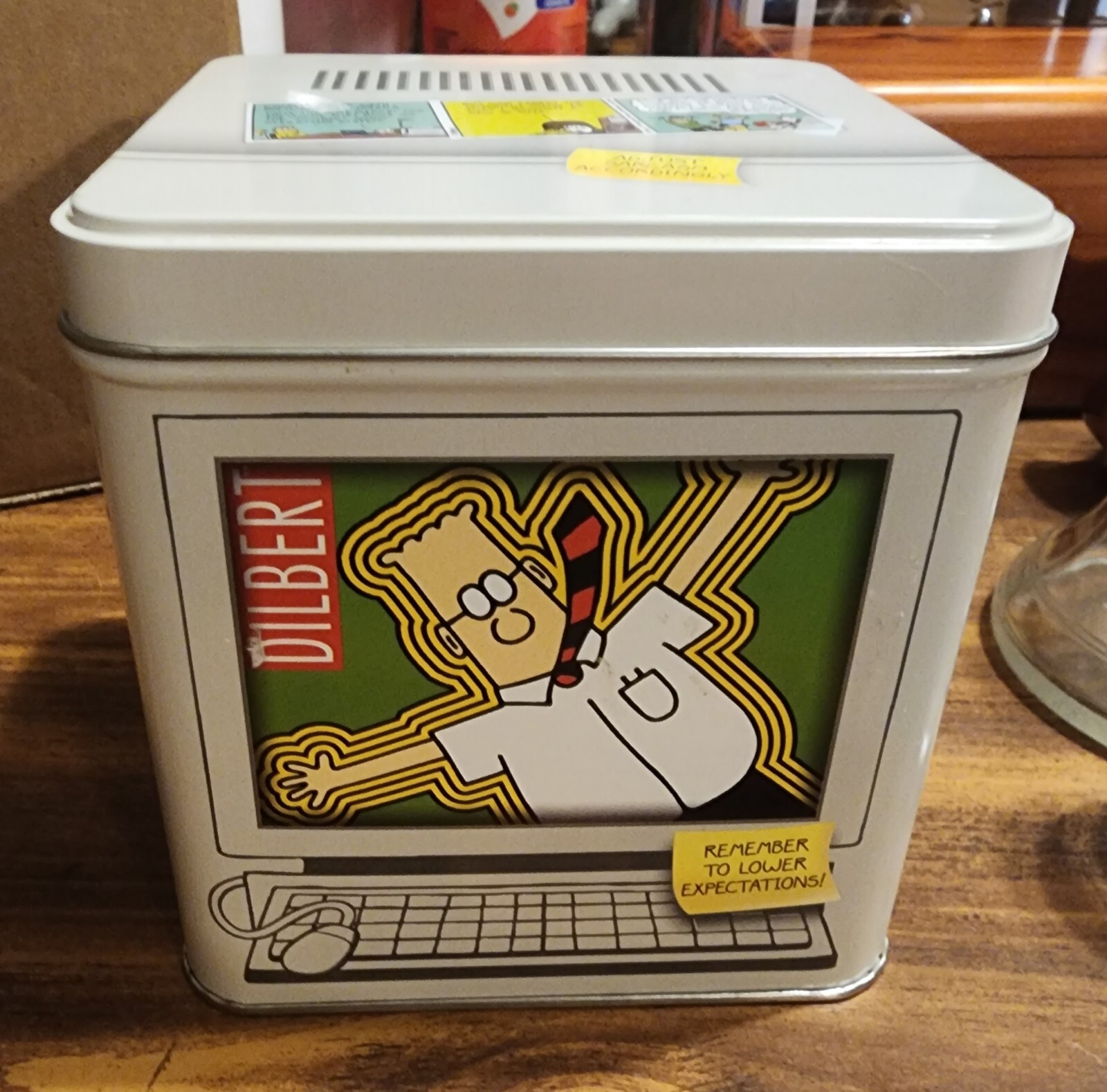 Rare Dilbert Tin Box Computer Screen Office Sarcasm Jokes Funny Cartoon | eBay Rare Dilbert Tin Box Computer Screen Office Sarcasm Jokes Funny Cartoon | eBay